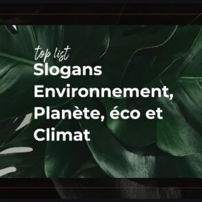 Meilleures idées Slogans sur l'environnement, planète, éco et Climat