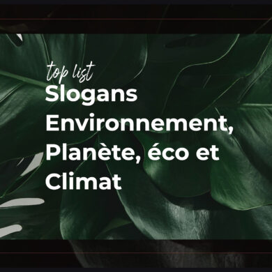 Meilleures idées Slogans sur l'environnement, planète, éco et Climat